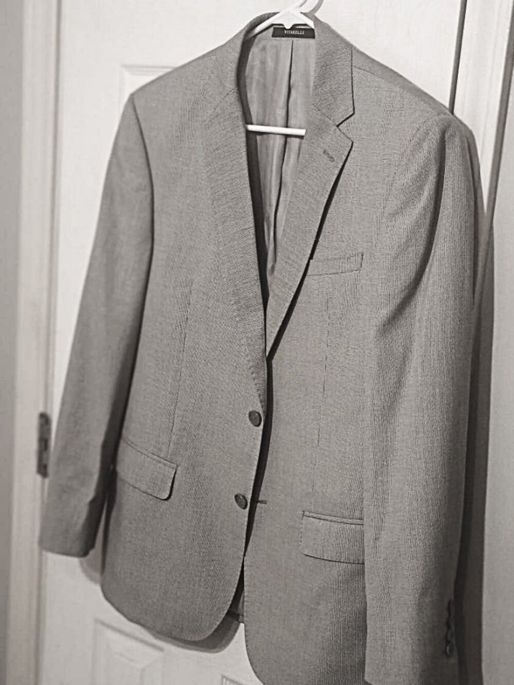Vitarelli Men Light Gray Blazer Only  38S
